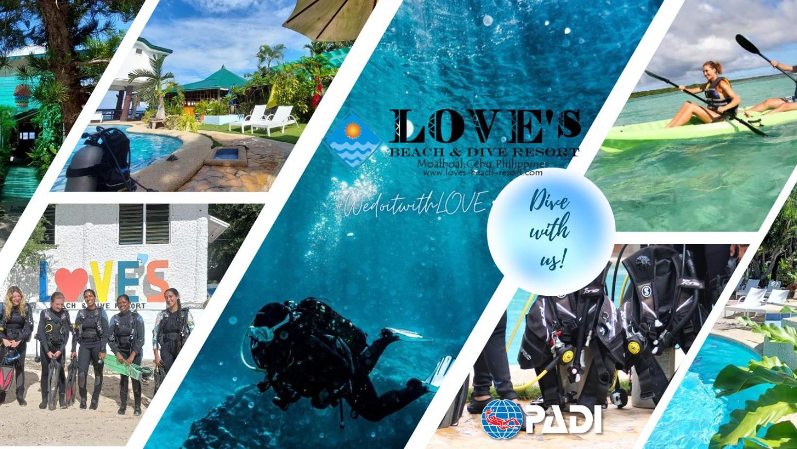 Love'S Beach & Dive Resort Moalboal Exteriör bild