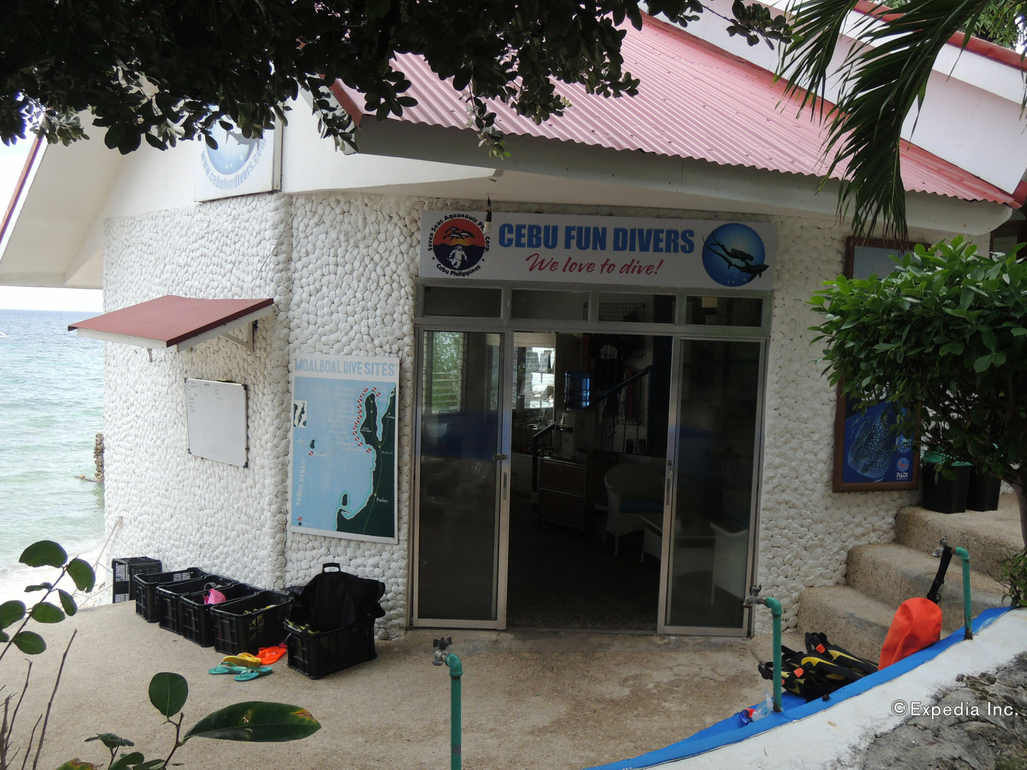 Love'S Beach & Dive Resort Moalboal Exteriör bild