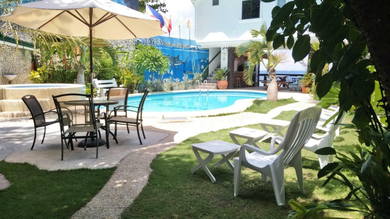Love'S Beach & Dive Resort Moalboal Exteriör bild